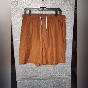 Shein Brown Lounge Shorts Mens Xxl